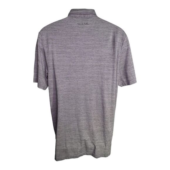 TRAVIS MATHEW FLYING TORTILLA POLO PURPLE SAGE HEATHER Men’s Large Golf - Picture 5 of 10